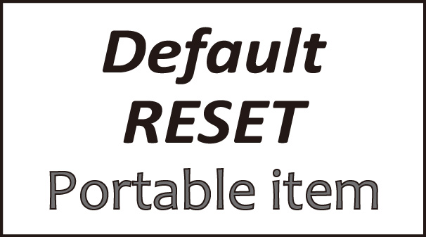 Default Reset Plug-in Switch